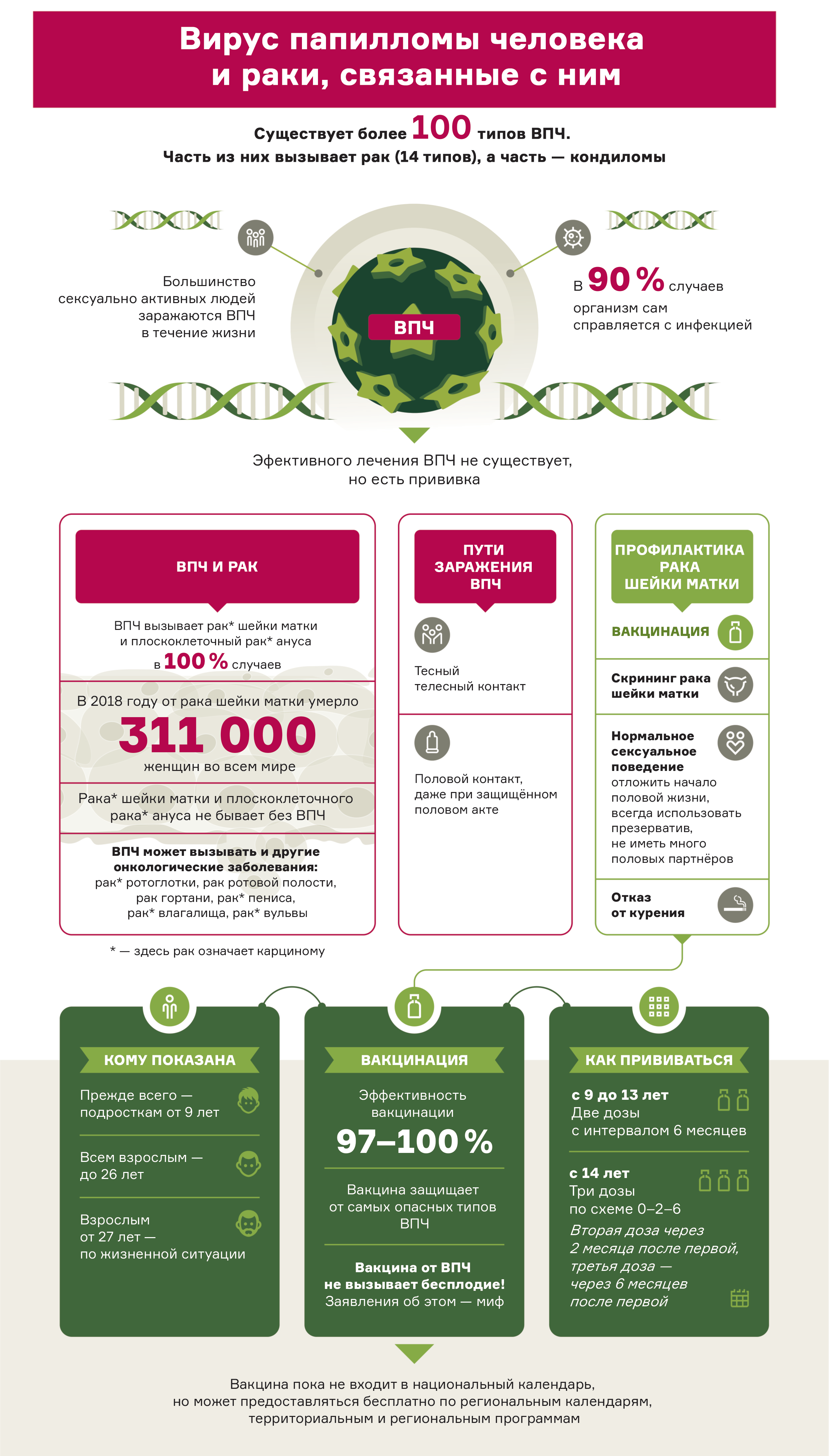 Инфографики ВПЧ.